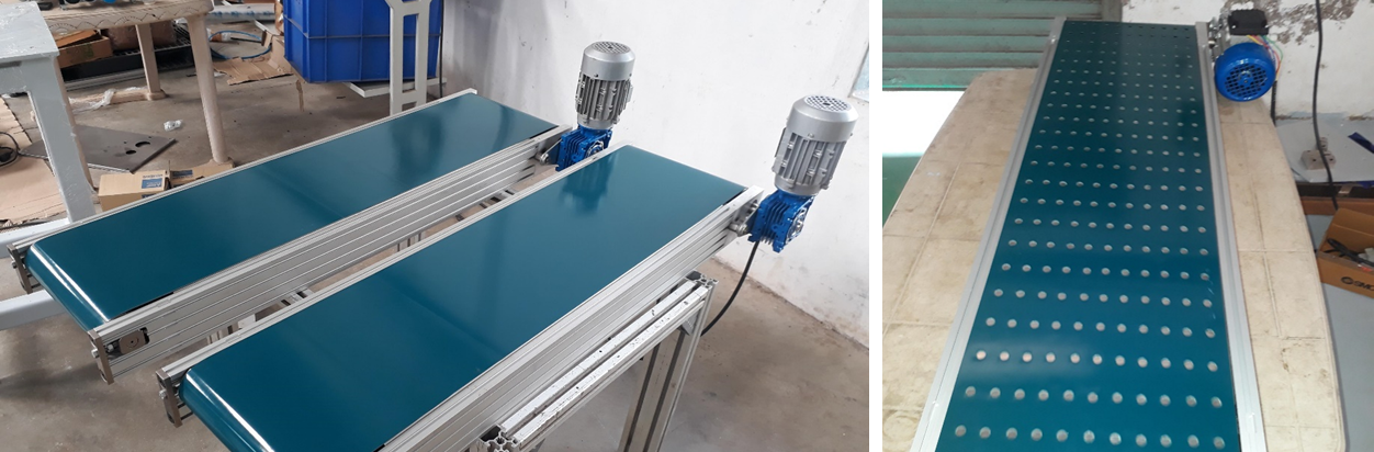 Modular Belt Conveyor Photos Pair
